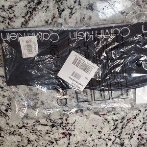 Black Calvin Klein swimwear tube top